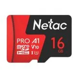 Карта памяти MicroSDHC 16Gb Class 10 UHS-I + адаптер (Netac P500 Extreme Pro) (NT02P500PRO-016G-R)