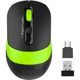Мышь A4 Tech FG10CS Air Silent черный/зеленый (FG10CS AIR SPORTS GREEN)
