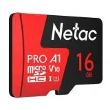 Карта памяти MicroSDHC 16Gb Class 10 UHS-I без адаптера (Netac P500 Extreme Pro) (NT02P500PRO-016G-S)