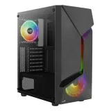 Корпус AeroCool Scape-G-BK-v2, без БП (4711099471546)