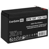 Батарея для ИБП, 12V, 7Ah (Exegate) (EX297516RUS)