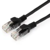 Патч-корд 3м. UTP 5e (Cablexpert) черный, медь (PP10-3M/BK)