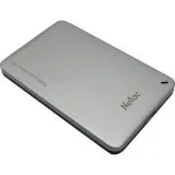 Карман для винчестера SATA 2.5" -> USB3.0 (Netac WF12) серебристый (NT07WH12-30CC)