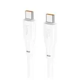 Кабель USB Type-C (M), 1m HOCO X93 Force PD (240W), белый (6931474790736)