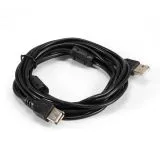 Кабель удлинитель USB2.0 AM -> AF, 3.0m (ExeGate EX-CCF-USB2-AMAF-3.0F) феррит,  черный (EX294763RUS)