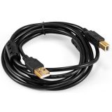 Кабель USB2.0 2m (ExeGate EX-CCF-USB2-AMBM-2.0) 2 фильтра, черный (EX294747RUS)