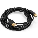 Кабель USB2.0 2m (ExeGate EX-CCF-USB2-AMBM-2.0) 2 фильтра, черный (EX294747RUS)