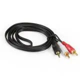 Кабель Audio 3.5мм -> 2 x RCA, 1.5м (Exegate EX-CCA-458-1.5) (EX294734RUS)