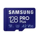 Карта памяти MicroSDXC 128Gb Class 10 UHS-I U3 V30 A2 + адаптер (SAMSUNG PRO PLUS) (MB-MD128KA)