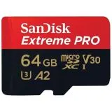 Карта памяти MicroSDXC 64GB Class 10 UHS-I U3 Extreme Pro + адаптер (SanDisk) (SDSQXCU-064G-GN6MA)