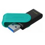 USB Flash-накопитель 128Gb USB 3.2 (KINGSTON, DataTraveler Exodia S) черный/бирюзовый (DTXS/128GB)