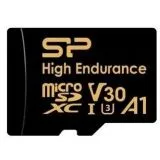 Карта памяти MicroSDXC 128Gb Class 10 UHS-I U1 High Endurance + адаптер (Silicon Power) (SP128GBSTXDV3V1H)