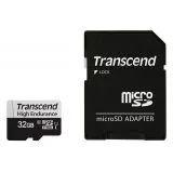 Карта памяти MicroSDHC 32GB Class 10 UHS-I U3 High Endurance for DVR + адаптер (Transcend) (TS32GUSD350V)