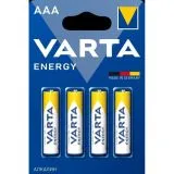 Батарейка (размер AAA, LR03) VARTA ENERGY - упаковка 4шт, цена за 4шт (04103213414)