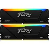 Оперативная память Kingston 2x16Gb DDR4-3200MHz Fury Beast RGB (KF432C16BB12AK2/32)