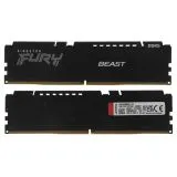 Оперативная память Kingston 2x16Gb DDR5-5600MHz FURY Beast Black (KF556C36BBEK2-32)