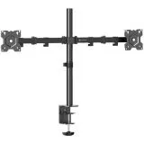 Кронштейн настольный для 2-х мониторов 15"-32" 4 ст. свободы, (Onkron D221E) Black