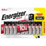 Батарейка (размер AA, LR6) Energizer Maximum - упаковка 10шт, цена за 10шт