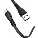 Кабель USB2.0 AM -> Micro-BM, 1m (HOCO) X40 Noah, силикон, черный (6931474711670)