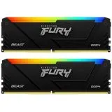 Оперативная память Kingston 2x8Gb DDR4-3200MHz Fury Beast RGB (KF432C16BB2AK2/16)