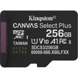 Карта памяти MicroSDXC 256Gb Class 10 UHS-I Canvas Select Plus без адаптера (Kingston) (SDCS3/256GBSP)