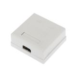 Розетка настенная 2xRJ-45 (8P8C) Cat. 6 UTP, двойная (Rexant) (03-0146)