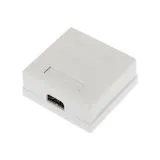 Розетка настенная 2xRJ-45 (8P8C) Cat. 6 UTP, двойная (Rexant) (03-0146)