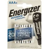 Батарейка (размер AAA, LR03) Energizer Lithium - упаковка 4шт, цена за 4шт