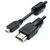 Кабель micro-HDMI (M) - HDMI (M) 3m, Atcom, черный, блистер (АТ5269)