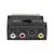 Переходник SCART (m)  3хRCA (f)/S-VIDEO (f)  (Ningbo) (JSP005)
