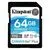 Карта памяти SDXC 64Gb class 10 UHS-I U3 V30 (Kingston Canvas Go Plus 170R) (SDG3/64GB)