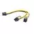 Кабель питания для видеокарты PCI-Express 8pin -> 2 x PCI-Express 6+2pin (Cablexpert) (CC-PSU-85)