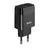 Зарядное устройство HOCO C72Q Glorious, USB A, QC3.0 18W, + кабель Type-C, черный (6931474732545), фото 2