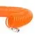 Воздушный спиральный шланг с фитингами рапид 10м, 6х8 мм, 15 бар, оранжевый, Patriot SPE (830902000), фото 2