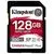 Карта памяти SDXC 128Gb class 10 UHS-II U3 V90 (Kingston Canvas React Plus) (SDR2/128GB)