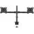 Кронштейн настольный для 2-х мониторов 15"-28" 4 ст. свободы, (Arm Media LCD-T04) Black, фото 2