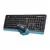 Клавиатура+мышь A4 Tech Fstyler FG1035 Multimedia, черный/синий (FG1035 NAVY BLUE), фото 3