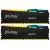 Оперативная память Kingston 2x8Gb DDR5-5600MHz Fury Beast RGB (KF556C36BBEAK2-16)