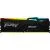 Оперативная память Kingston 16Gb DDR5-5200MHz Fury Beast RGB (KF552C40BBA-16)