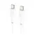 Кабель USB Type-C (M), 1m HOCO X93 Force PD (240W), белый (6931474790736)