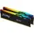 Оперативная память Kingston 2x32Gb DDR5-5600MHz Fury Beast RGB (KF556C40BB2AK2-64), фото 2