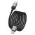 Кабель USB Type-C (M), 1m (HOCO) X110, (60W), черный, нейлон (6942007646826), фото 2