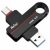 USB Flash-накопитель 128Gb USB 3.2/USB Type-C (Netac US18) (NT03US18C-128G-32BK), фото 2
