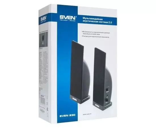 Акустика Sven 230 Black (SV-0110230BK), фото 4