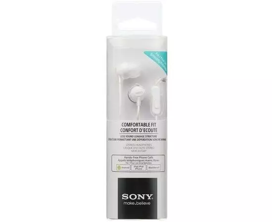 Наушники Sony MDR-EX15AP White (MDREX15APW)