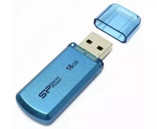 Флеш память Silicon Power 16Gb Helios 101 Blue (SP016GBUF2101V1B)