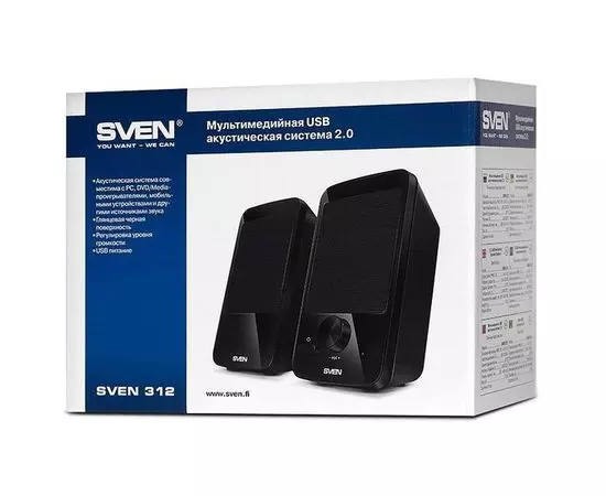 Акустика Sven 312 Black (SV-012540), фото 4