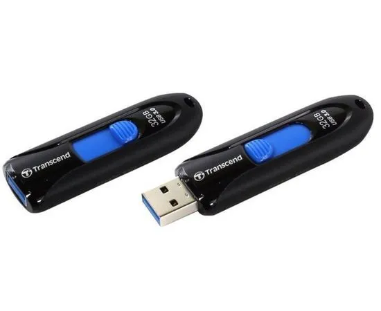 USB Flash-накопитель 32Gb USB 3.0 (Transcend, JetFlash 790K), черный (TS32GJF790K)