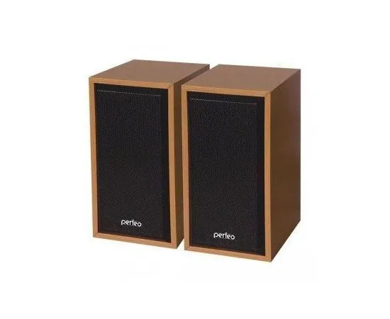 Акустика Perfeo Cabinet 2.0, USB, бук (PF-84-WD), Цвет: Коричневый