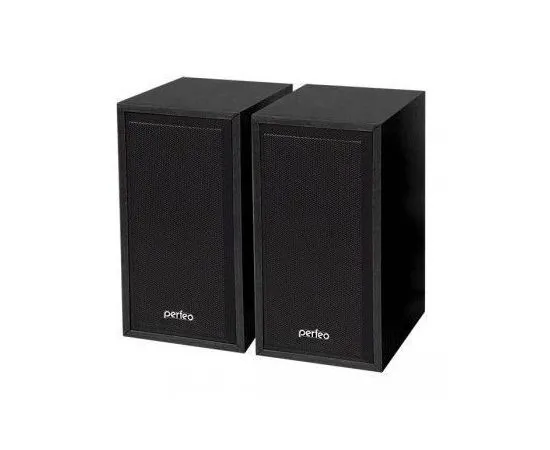 Акустика Perfeo Cabinet 2.0, USB, черный (PF-84-BK)